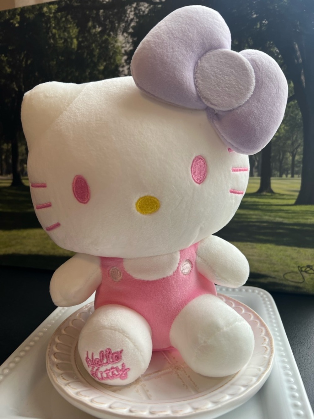 Hello Kitty Plush Pink Dress Stuffed Animal Toy NWT Cute Gift